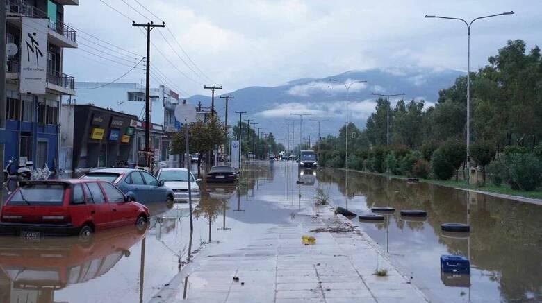 Θεσσαλία: Κλειστή η Ε.Ο Παλαμά – Βλοχού λόγω των πλημμυρών