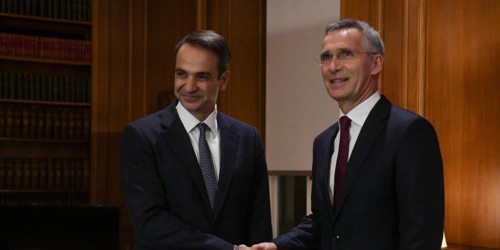 Ο πρωθυπουργός Κ. Μητσοτάκης είχε συνάντηση με τον ΓΓ του ΝΑΤΟ καθώς και με τον ηγέτη της Νότιας Κορέας