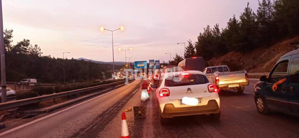 Θεσσαλονίκη | Αυξημένη κίνηση στον Περιφερειακό – Μποτιλιάρισμα στη Βασ. Όλγας