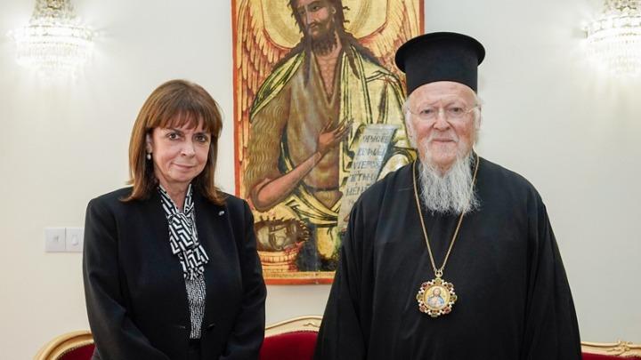 Στην Ηλεία σήμερα η Σακελλαροπούλου και ο Οικουμενικός Πατριάρχης Βαρθολομαίος