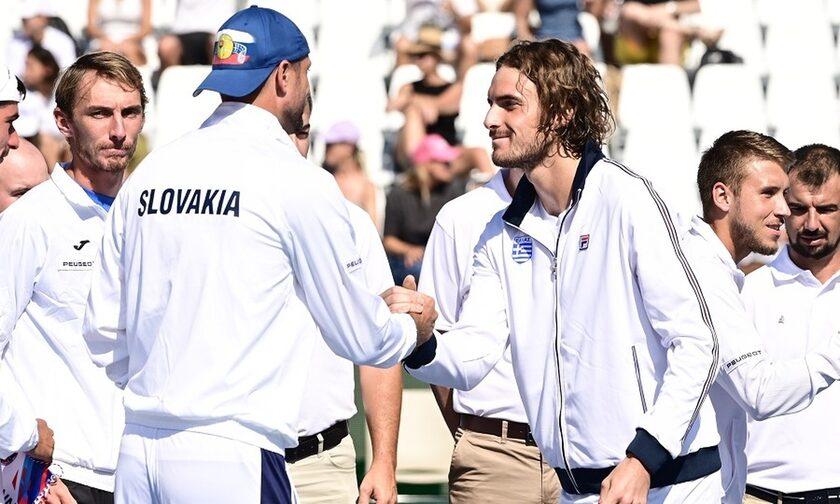 Davis Cup: Νίκη για τον Τσιτσιπά στο Καλλιμάρμαρο