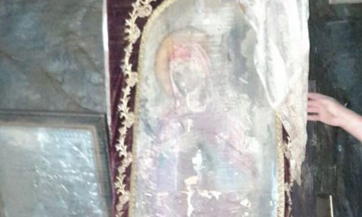 Τέμπη: Σώθηκε η Εικόνα και το ιερό λείψανο