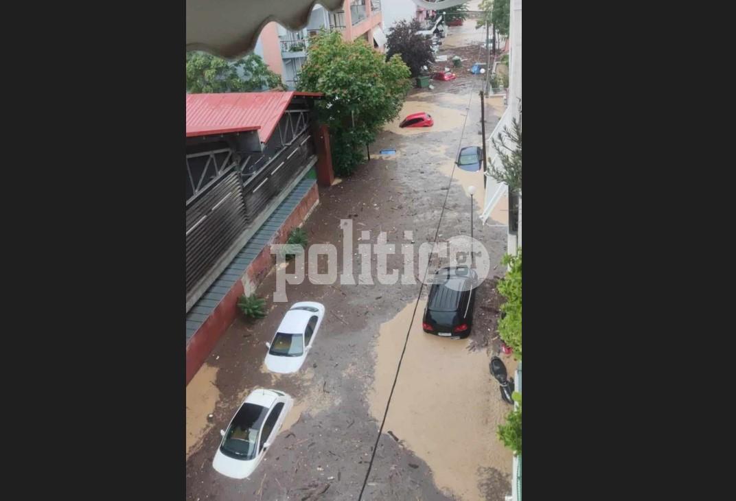 Σε «lockdown» ο Βόλος: Ένας νεκρός από κατολίσθηση και ένας αγνοούμενος – Υπερχείλισε ο Κραυσίδωνας