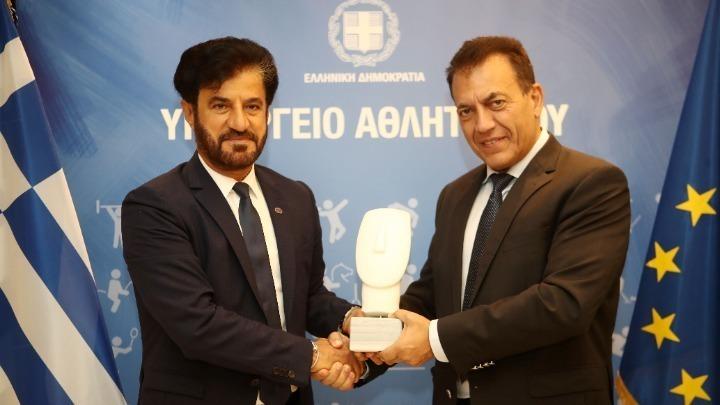 Συνάντηση του Γιάννη Βρούτση με τον πρόεδρο της FIA