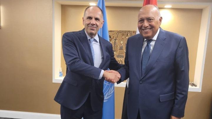 Συνάντηση Γ. Γεραπετρίτη με τον ΥΠΕΞ της Αιγύπτου