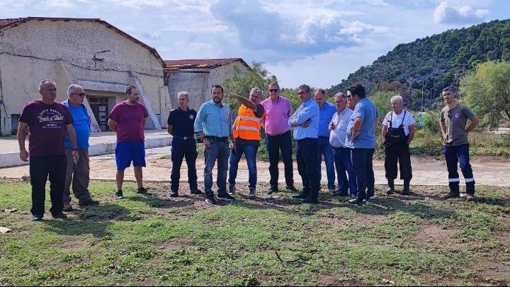 Ν. Ταχιάος: Αυτοψία στις πληγείσες περιοχές της βόρειας Εύβοιας