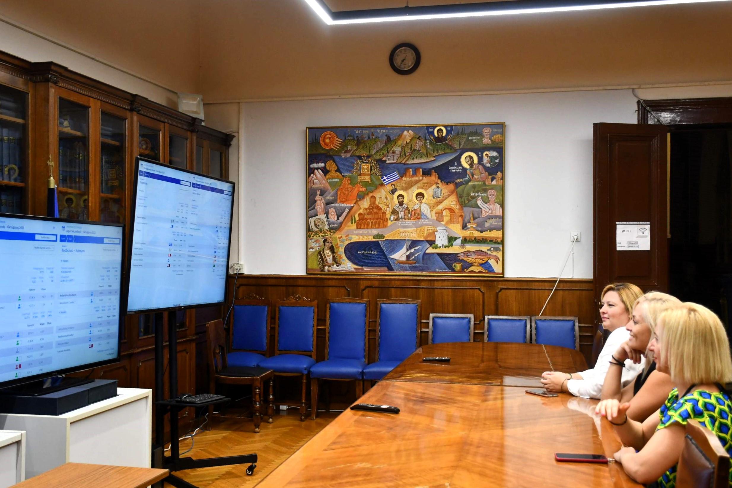 Απόλυτα επιτυχημένο για τέταρτη φορά το κέντρο Τύπου στο ΥΜΑΘ για τα αποτελέσματα των αυτοδιοικητικών εκλογών