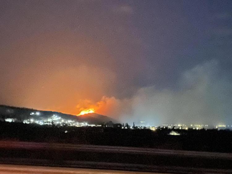 Πυρκαγιά στο Ηράκλειο – Ισχυροί άνεμοι στην περιοχή