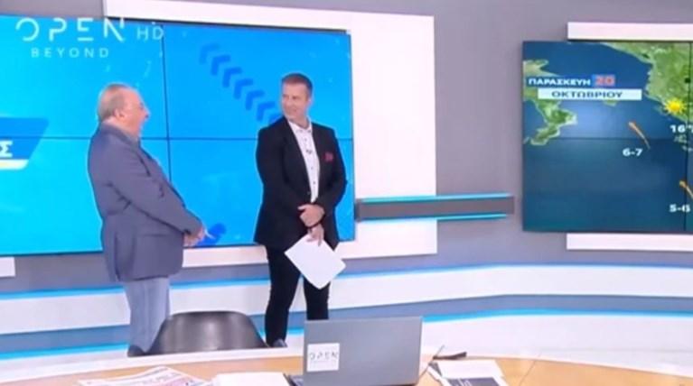 Επικό: Με θόρυβο χασμουρήθηκε στον αέρα ο Καμπουράκης, ενώ έλεγε τον καιρό ο Μαρουσάκης -“Έκλαψε” ο Στάθης [βίντεο]