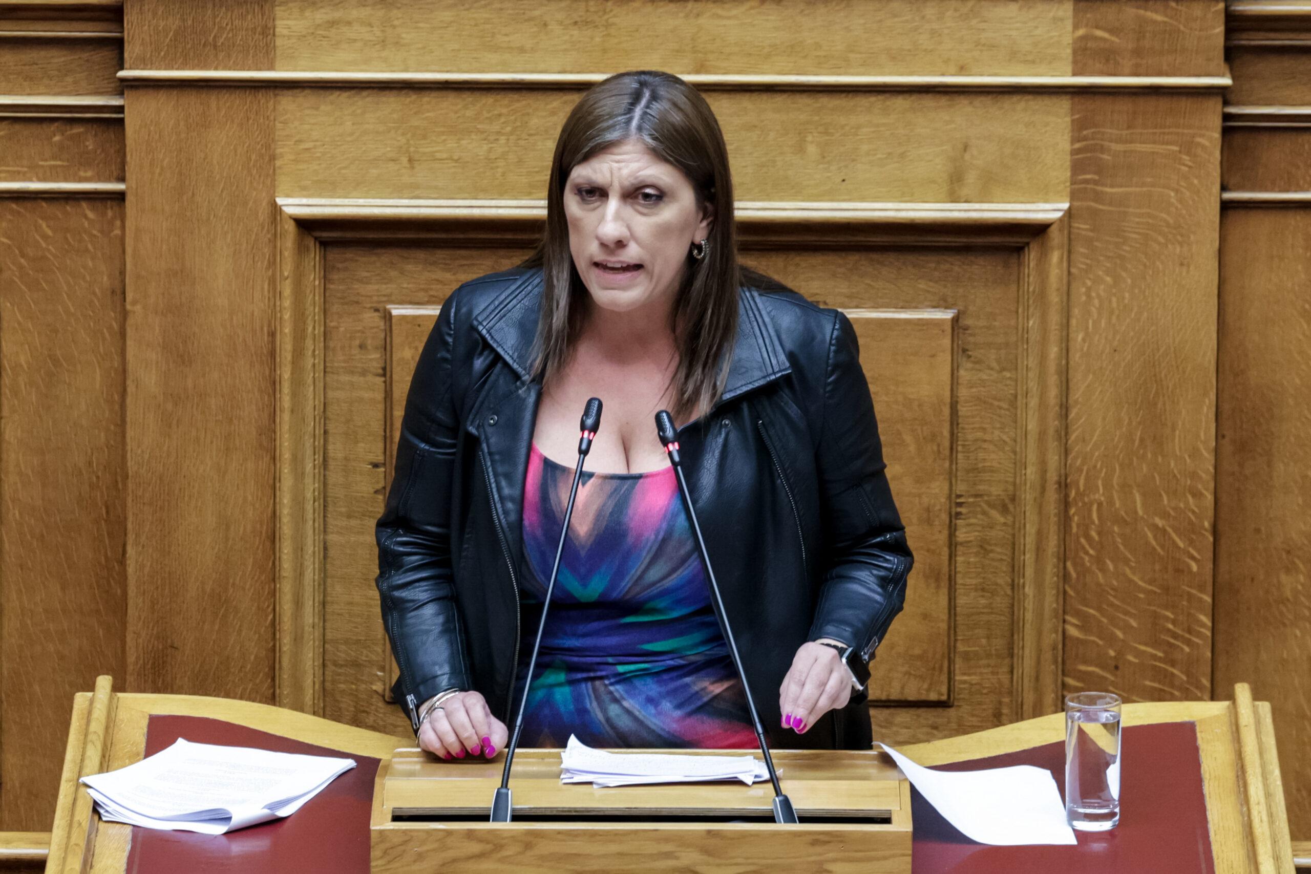 Zωή Κωνσταντοπούλου: Ακούμε για λεφτά και αριθμούς… όχι για την προστασία του Περιβάλλοντος