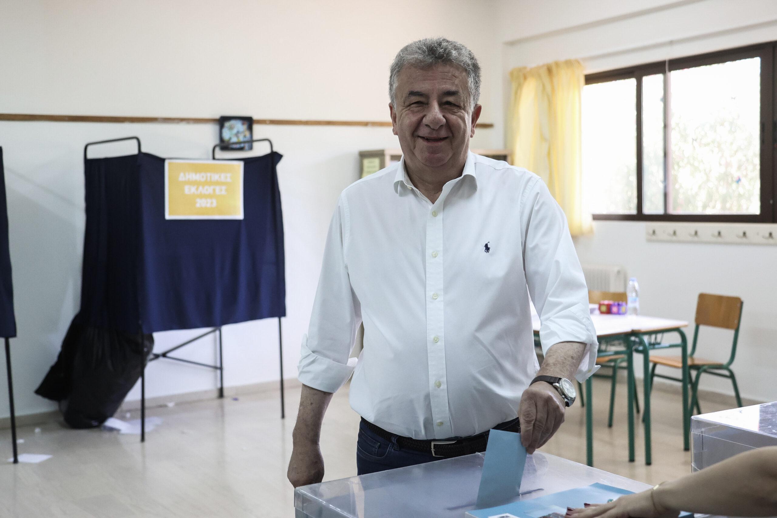 Κρήτη: Ψήφισε ο υποψήφιος περιφερειάρχης Σταύρος Αρναουτάκης