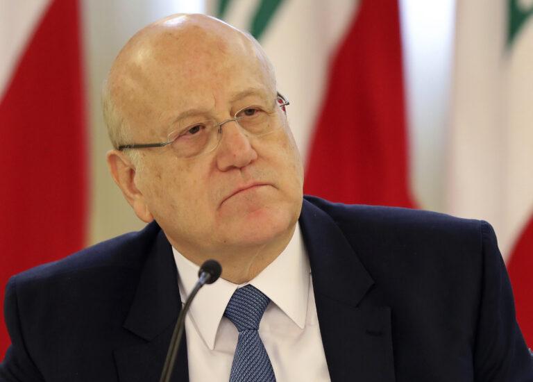 Λιβανέζος πρωθυπουργός: «Δεν θέλουμε ο Λίβανος να εμπλακεί στον εν εξελίξει πόλεμο»