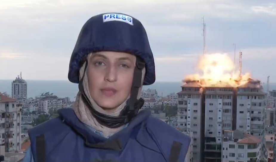 Τρομακτικό βίντεο: Το χτύπημα στον Πύργο της Παλαιστίνης σε ζωντανή μετάδοση από το Al Jazeera