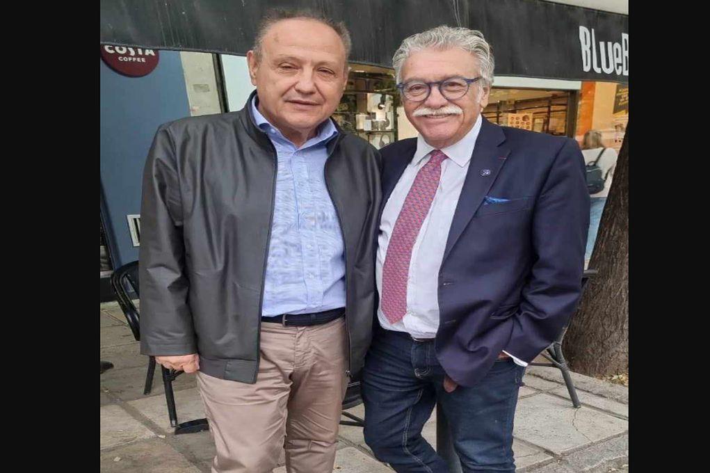 Στ. Αγγελούδης: Τυχαία συνάντηση του νέου δημάρχου με τον πρόεδρο της Ισραηλιτικής Κοινότητας την ώρα της βόλτας του στην αγορά του δήμου
