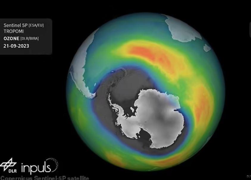Μέγεθος ρεκόρ για την τρύπα του όζοντος – Ξεπέρασε κατά τρεις φορές το μέγεθος της Βραζιλίας (vid)