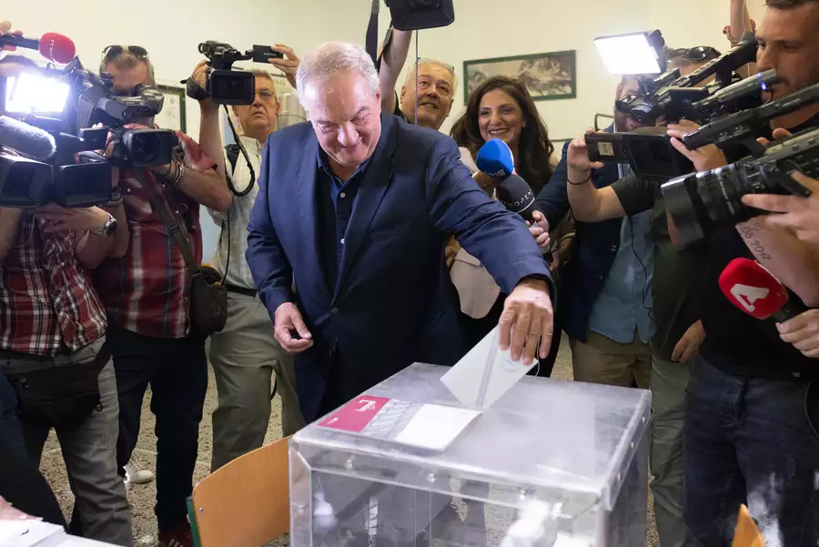 Ψήφισε ο Κώστας Καραμανλής