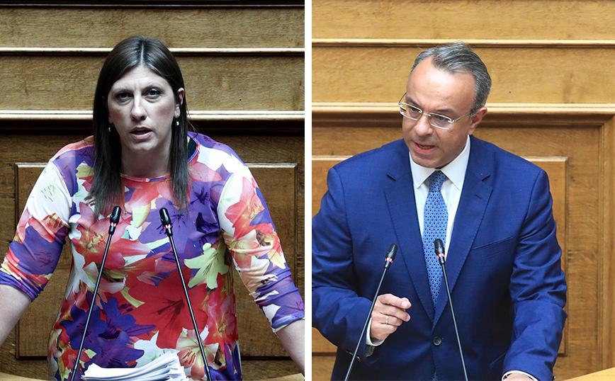 Κόντρα Κωνσταντοπούλου – Σταϊκούρα στη Βουλή με φόντο τη Μέση Ανατολή