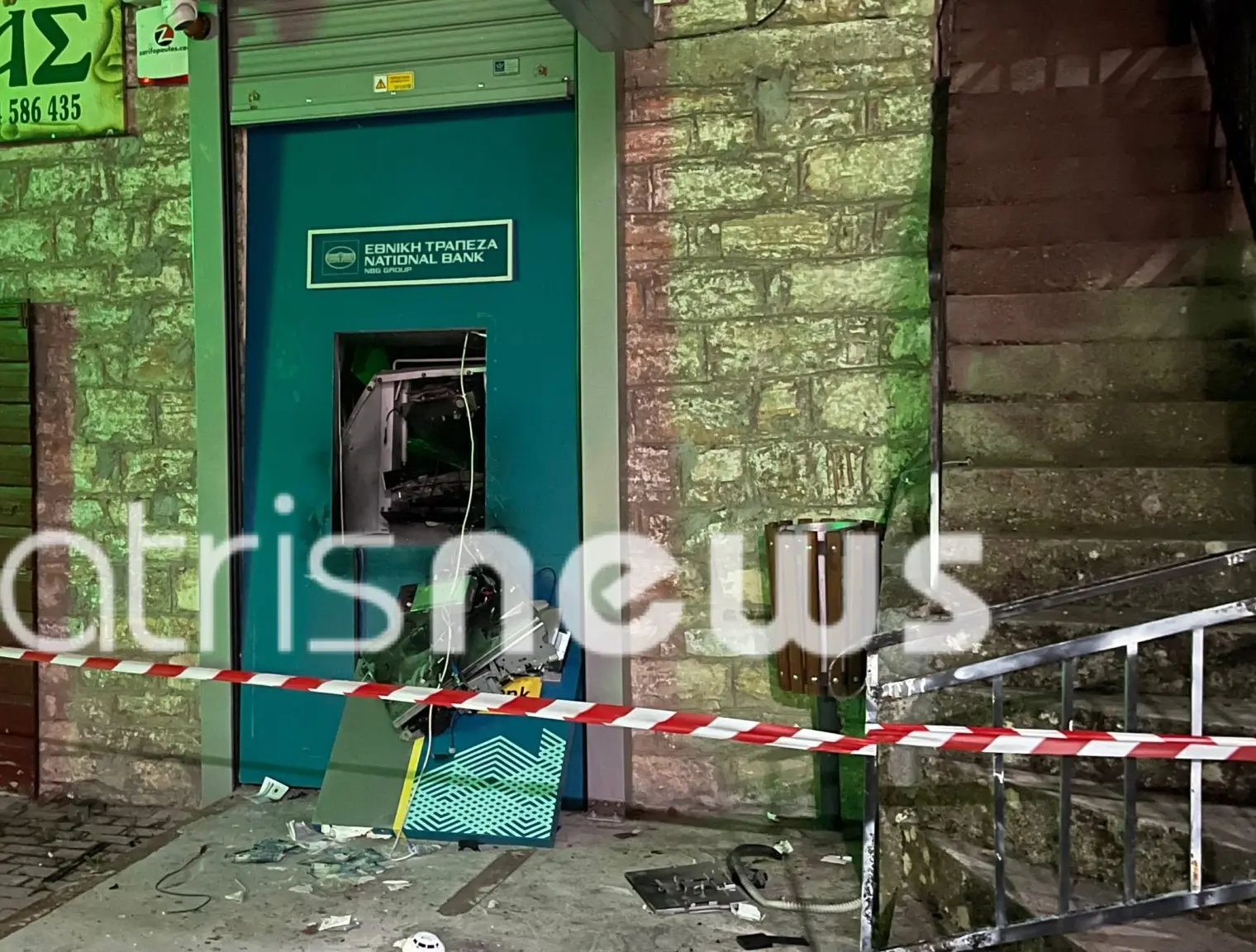 Ηλεία: Ληστές ανατίναξαν ΑΤΜ και απείλησαν γυναίκα με όπλο
