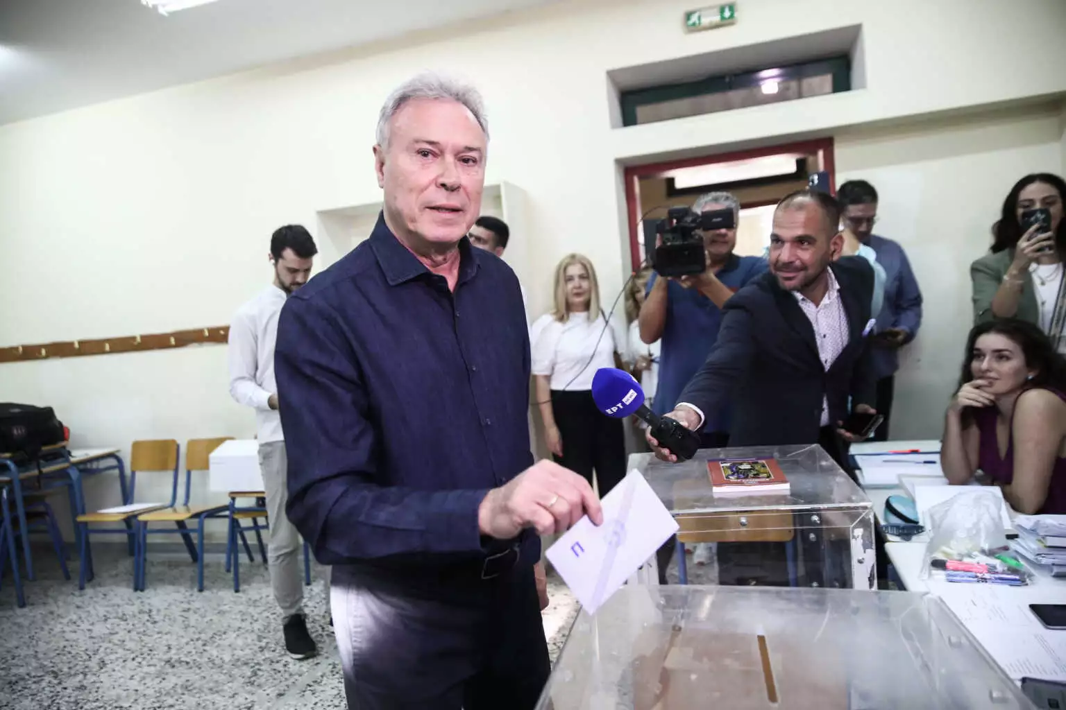 Περιφέρεια Αττικής: Ο Γιάννης Σγουρός ψήφισε στη Νέα Σμύρνη