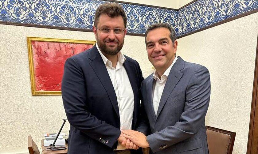 Συνάντηση Κώστα Ζαχαριάδη με τον Αλέξη Τσίπρα