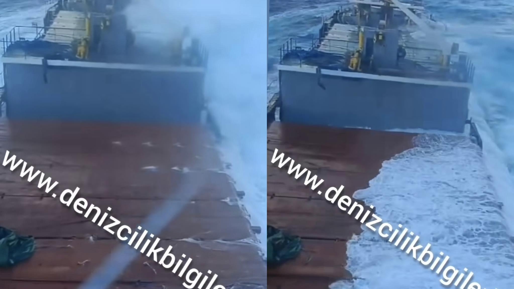 Ναυάγιο στη Λέσβο: Καρέ καρέ η μάχη του πλοίου Raptor με τα κύματα λίγο πριν βυθιστεί (BINTEO)