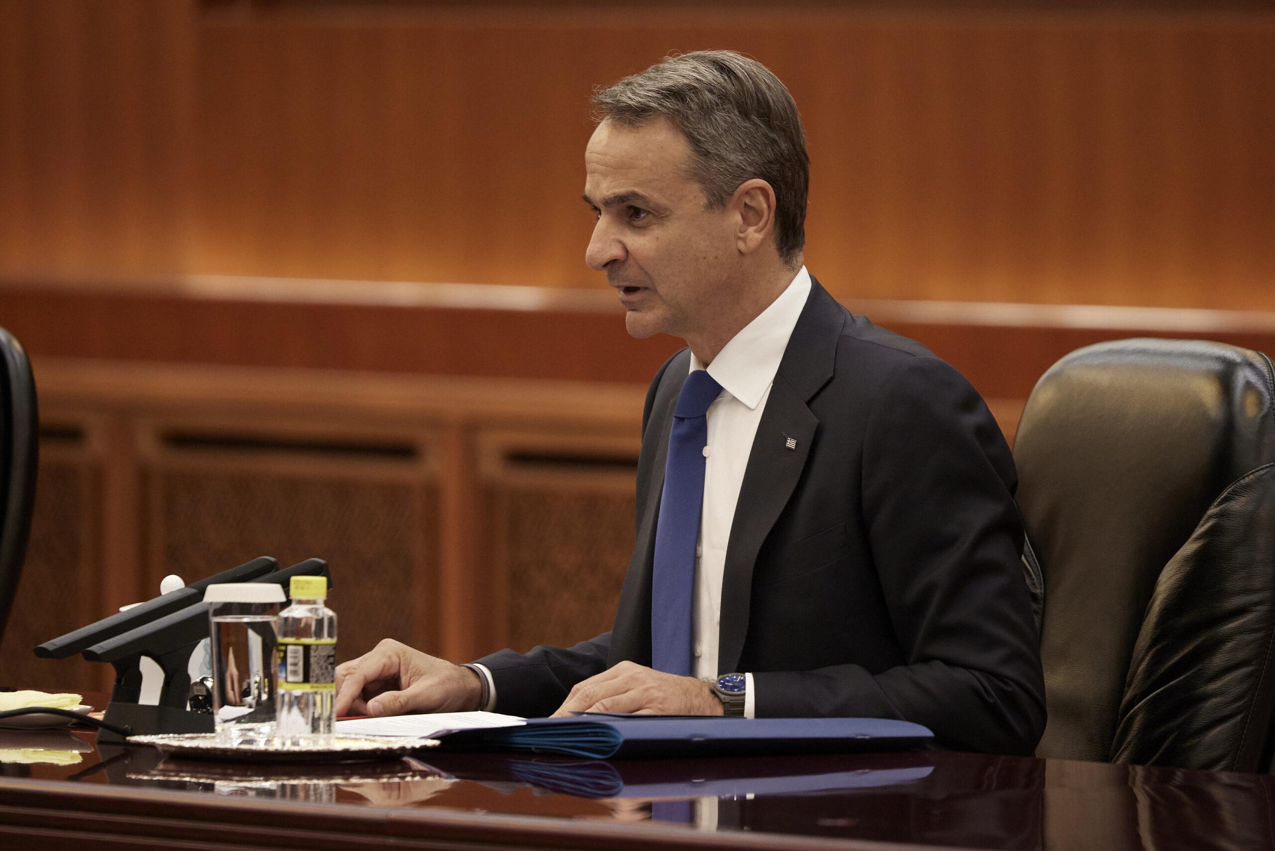 Κυρ. Μητσοτάκης: Συνάντηση με τον πρωθυπουργό της Παλαιστίνης – Θέμα συζήτησης η κατάσταση στη Γάζα