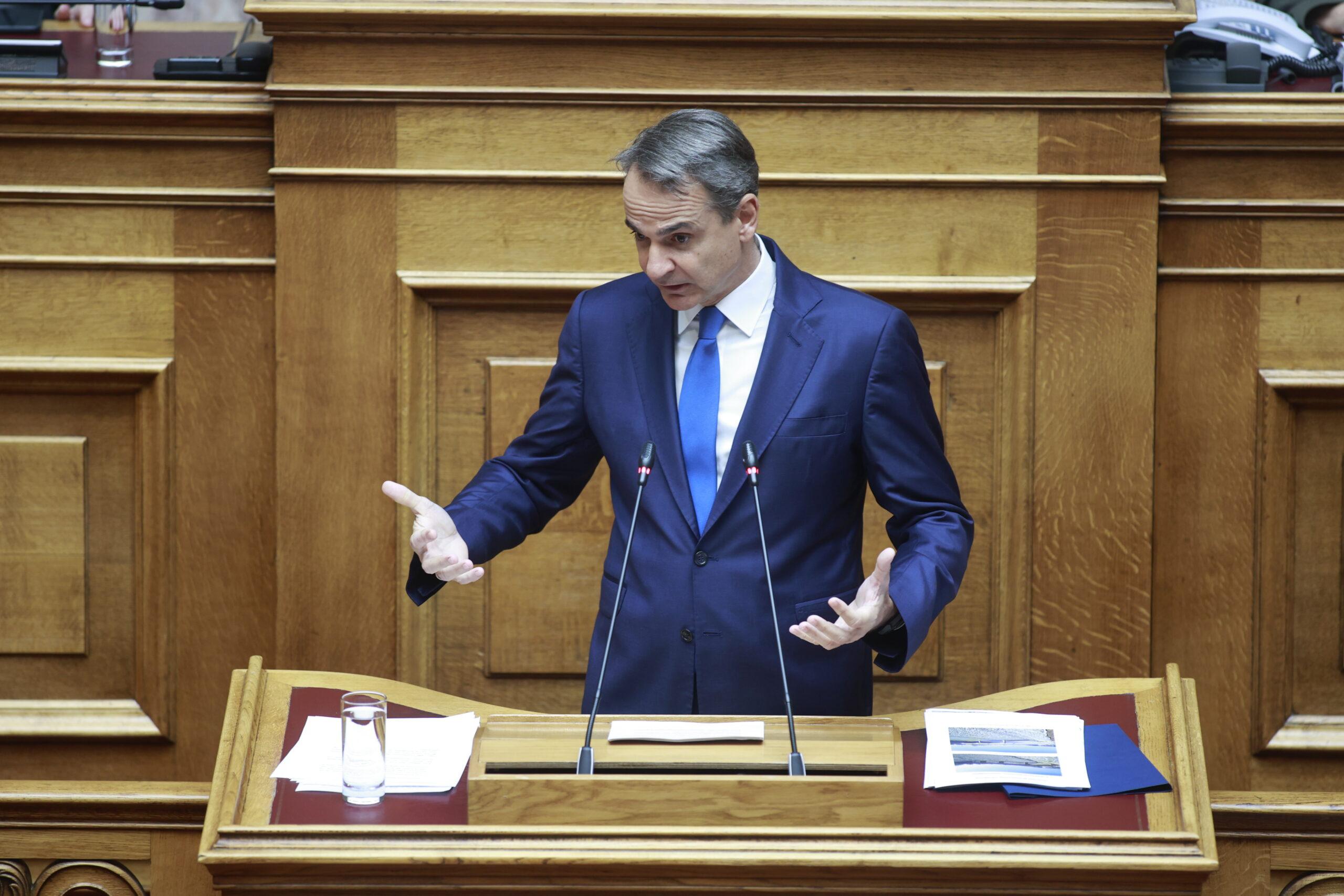 Live η ομιλία του πρωθυπουργού για τα μέτρα ανασυγκρότησης της Θεσσαλίας και του Έβρου