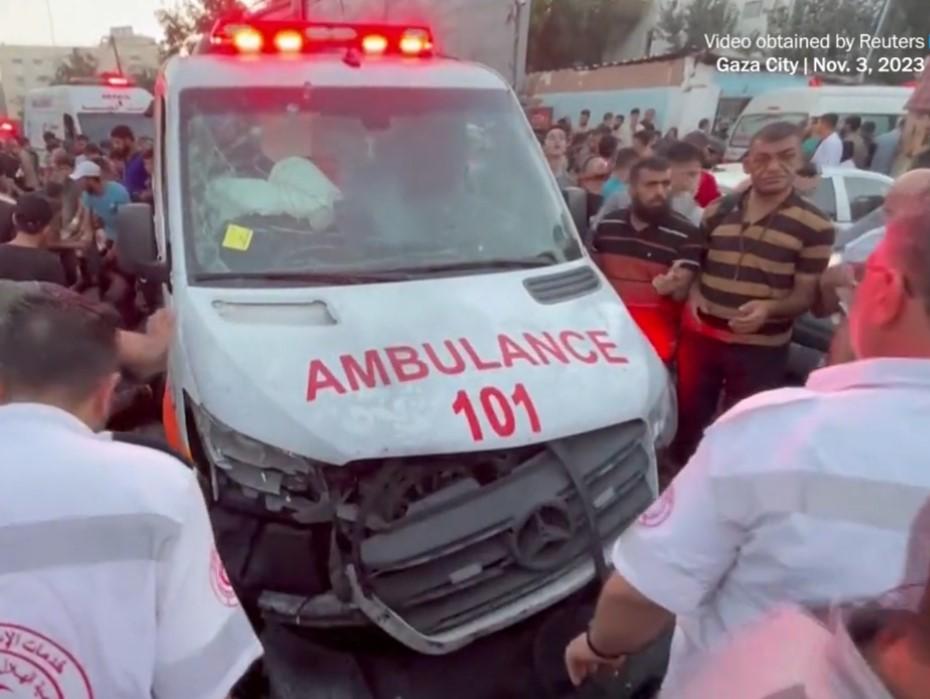 Ισραήλ για βομβαρδισμό ασθενοφόρου στη Γάζα: «Σκοτώθηκαν αρκετοί τρομοκράτες της Χαμάς»