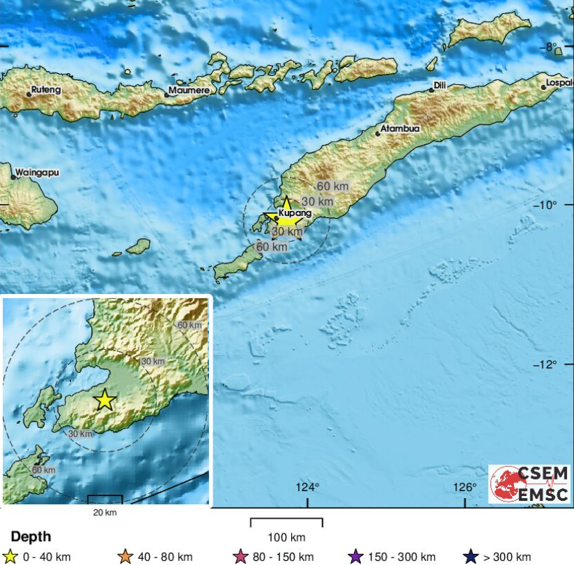 Ισχυρός σεισμός στην Ινδονησία