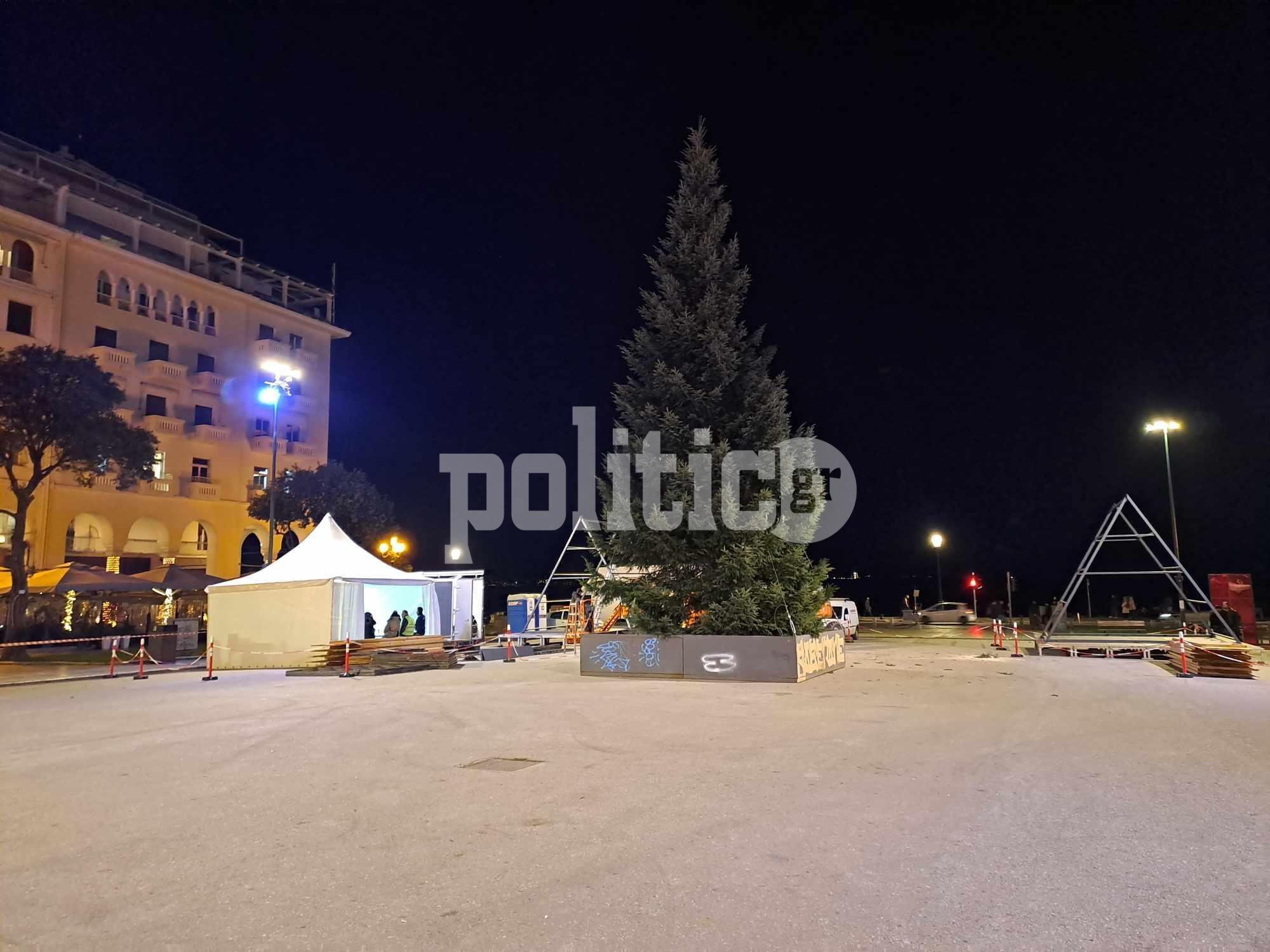 Θεσσαλονίκη: Σήμερα η πόλη ανοίγει την πόρτα στα… Χριστούγεννα – Με Πλούταρχο το άναμα του δέντρου