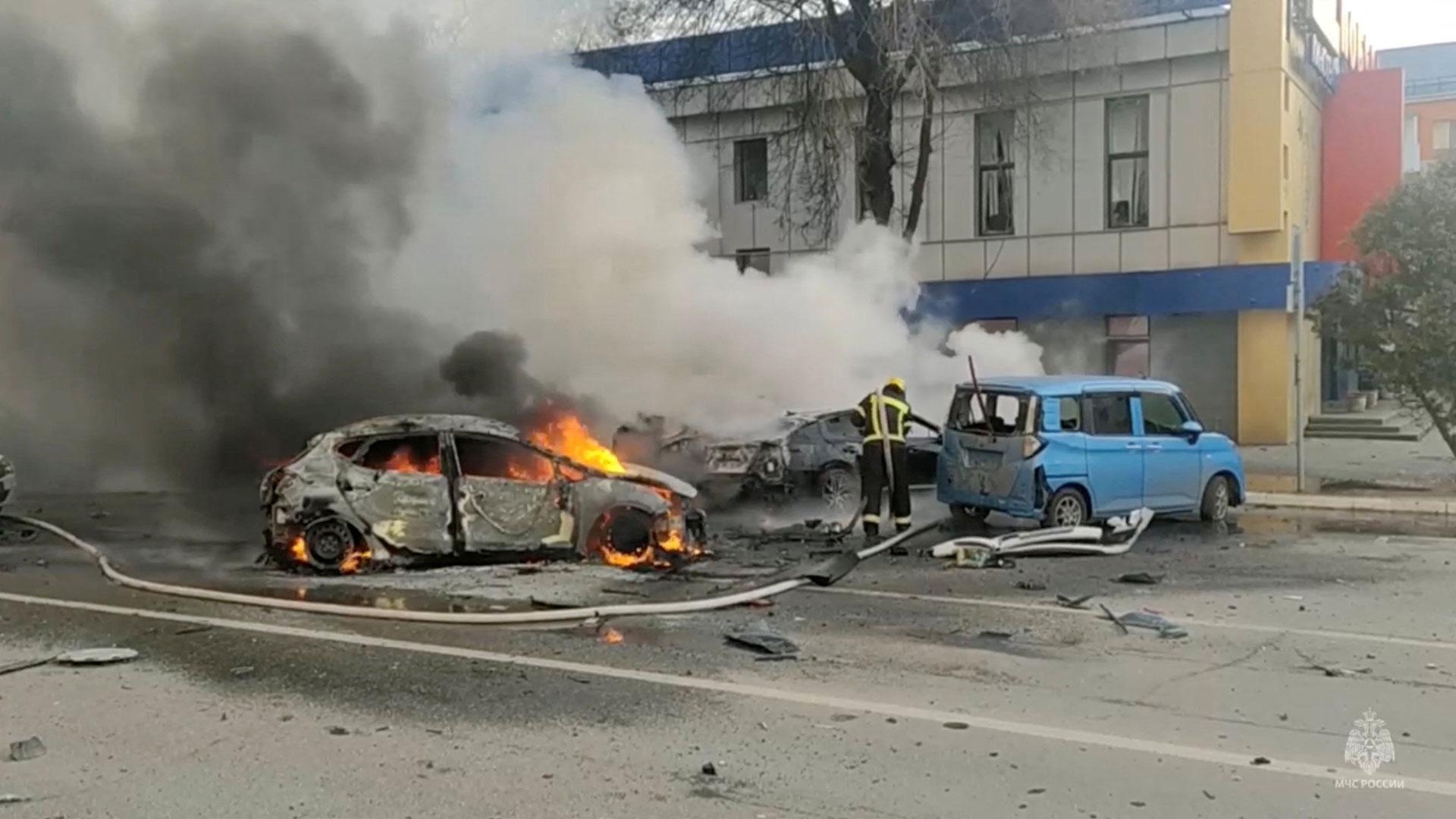 Ρωσία: Η στιγμή του βομβαρδισμού στην πόλη Μπέλγκοροντ (Vid)