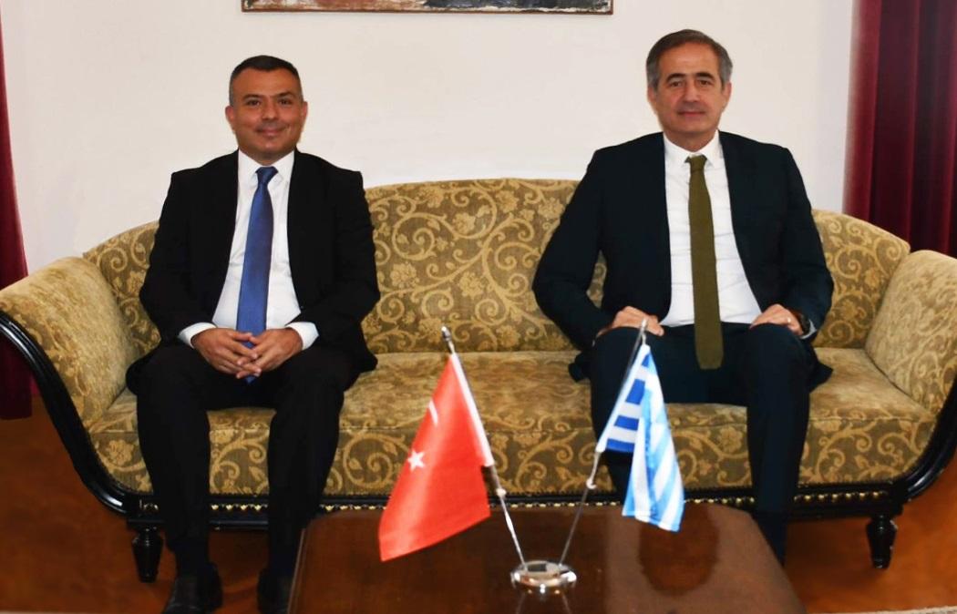 Εθιμοτυπική συνάντηση του Υφυπουργού Μακεδονίας και Θράκης, κ. Στάθη Κωνσταντινίδη με τον Γενικό Πρόξενο της Τουρκίας στη Θεσσαλονίκη κ. Serkan Gedik