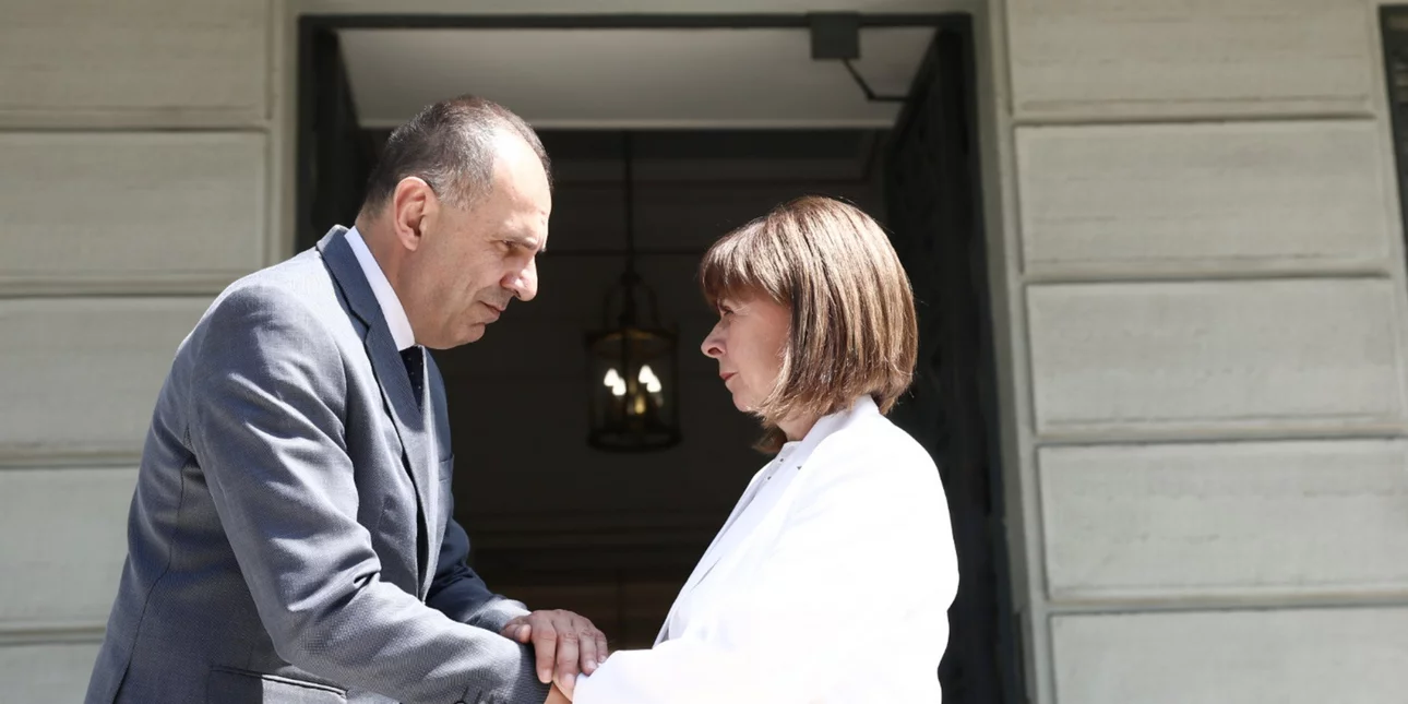 Ενημέρωση Σακελλαροπούλου από Γεραπετρίτη για την επίσκεψη Ερντογάν