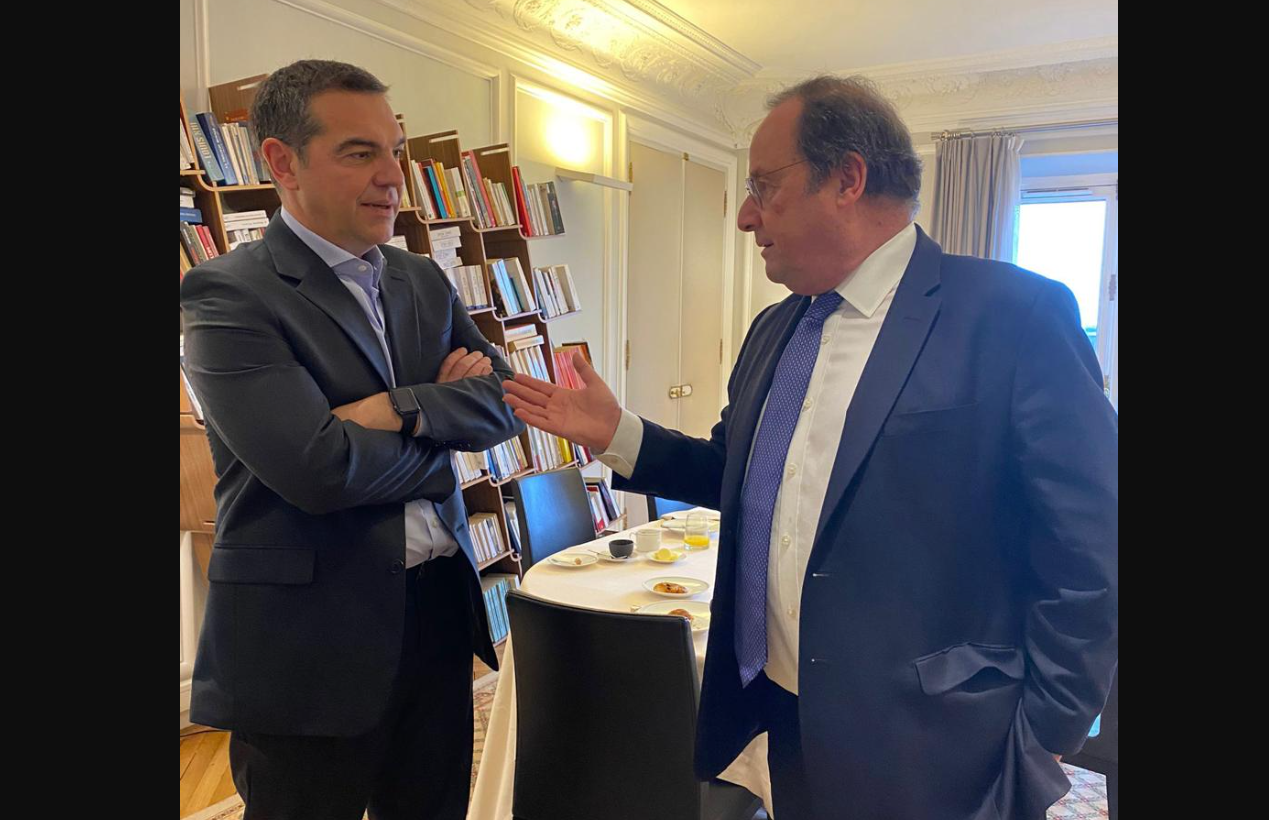 Τσίπρας σε Ολάντ: Είναι ανάγκη να ενωθούν οι προοδευτικές δυνάμεις