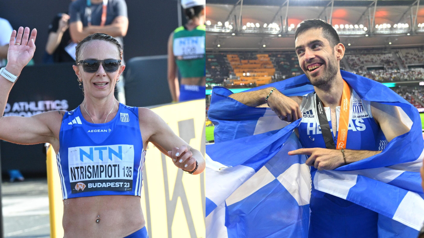 Ξανά κορυφαίοι ο Μίλτος Τεντόγλου και η Αντιγόνη Ντρισμπιώτη