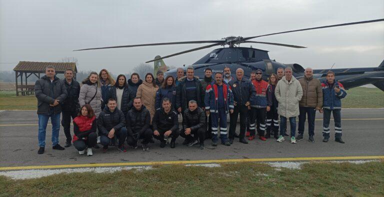Εκπαίδευση αεροδιάσωσης στους διασώστες του ΕΚΑΒ Σερρών