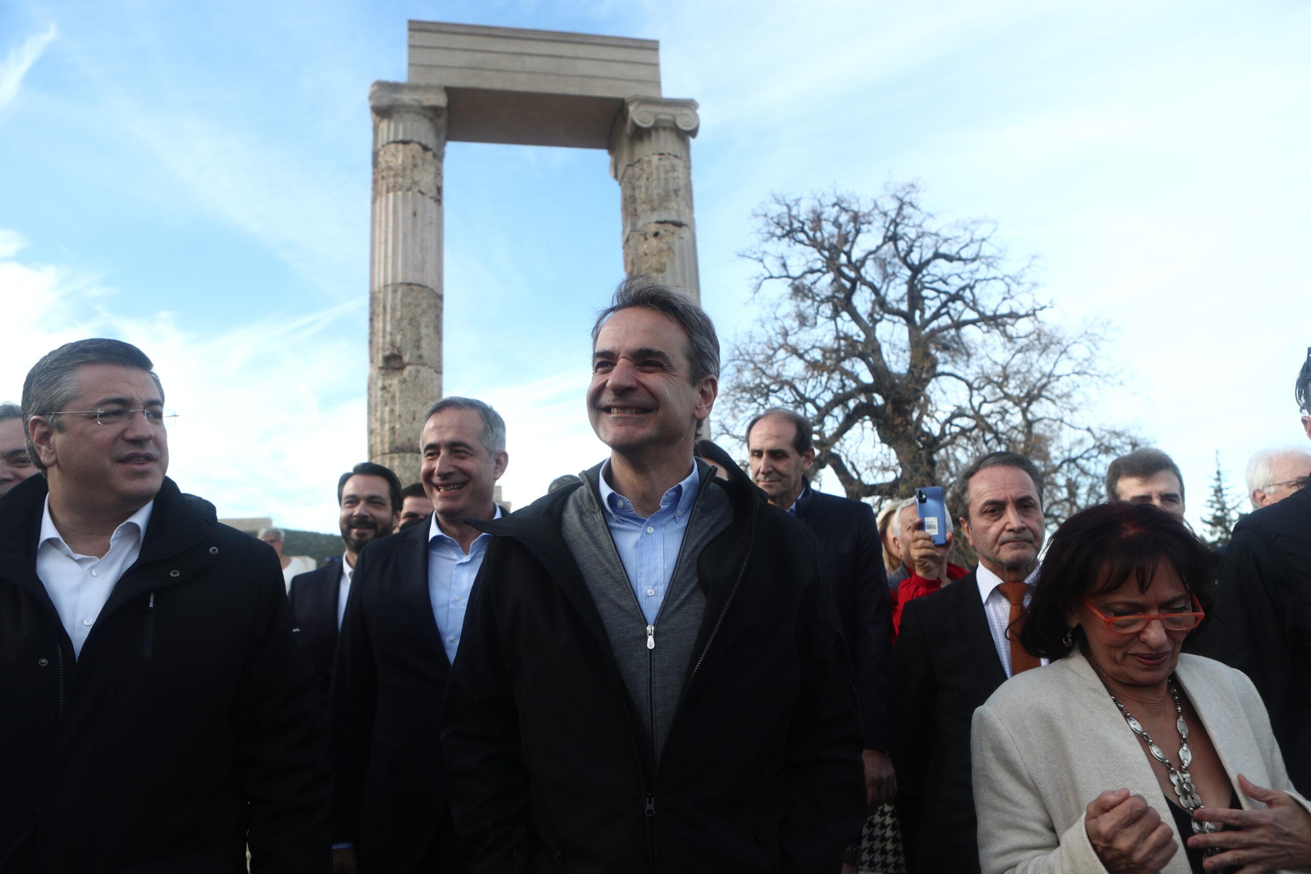 Κυρ. Μητσοτάκης από Αιγές: «Το παλάτι του Φιλίππου Β’ αποδεικνύει τη διαχρονική ελληνικότητα της Μακεδονίας» (ΕΙΚΟΝΕΣ)