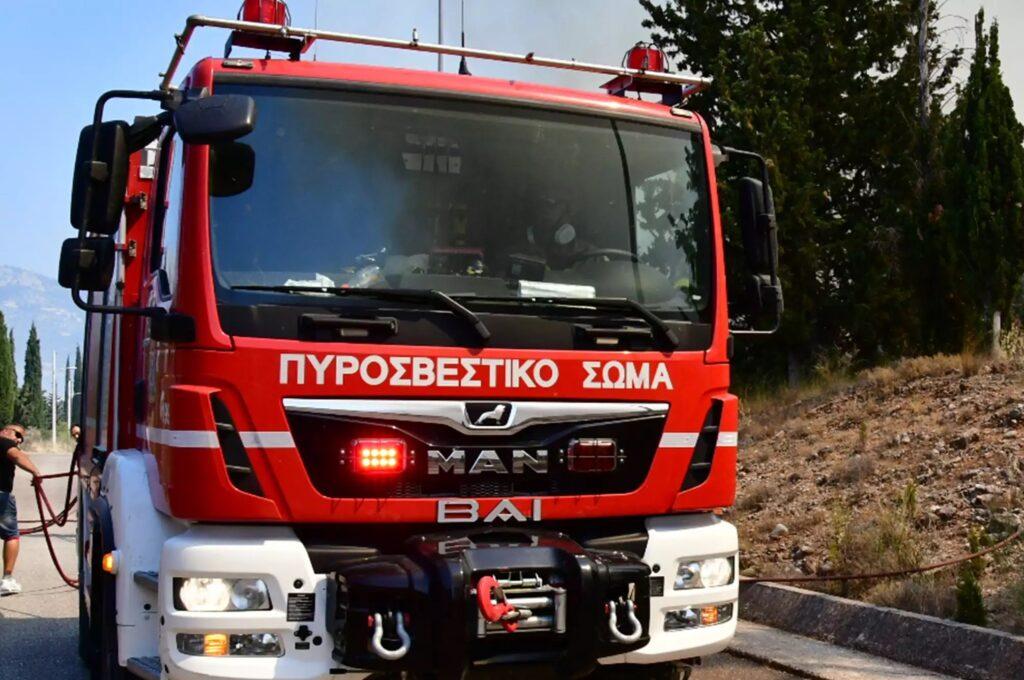 Πυρκαγιά στο Κρυονέρι Ηλείας