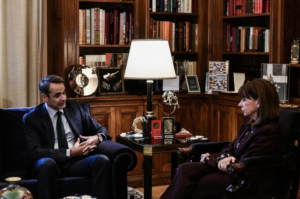 Σακελλαροπούλου – Μητσοτάκης: Συνάντηση τη Δευτέρα στο Προεδρικό Μέγαρο