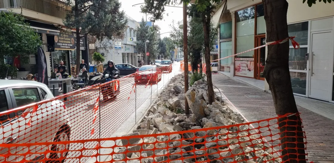 Ξεκίνησαν τα μεγάλα έργα ανάπλασης στο κέντρο του Χαλανδρίου – Αλλαγή εικόνας μετά από δεκαετίες