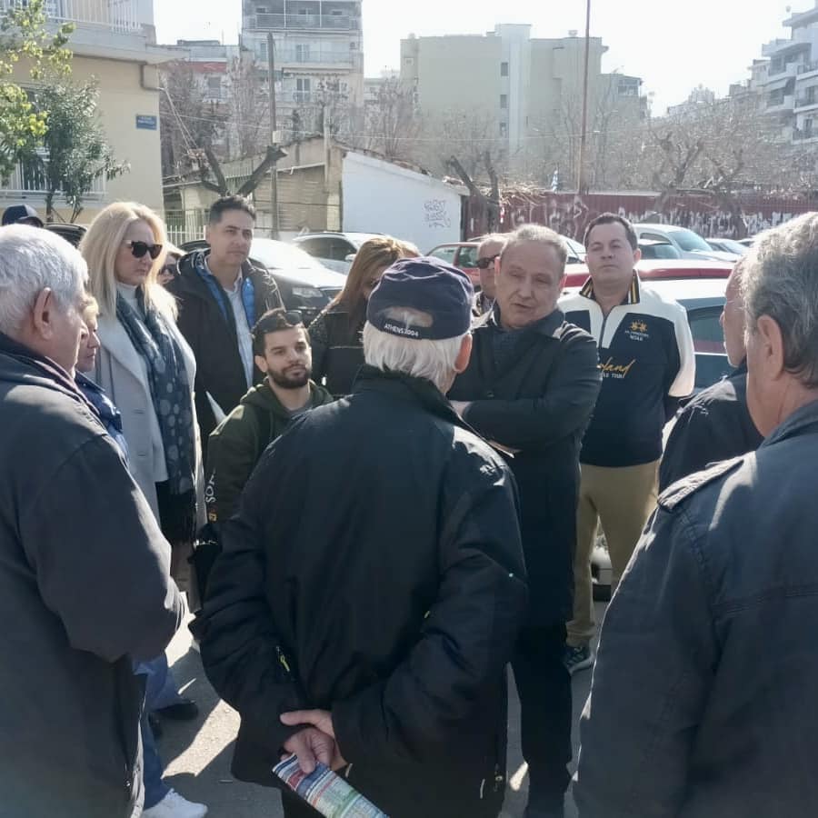 Θεσσαλονίκη: Ο Στέλιος Αγγελούδης επισκέφθηκε την Πλατεία Καούδη και τα γήπεδα Γαλαξία