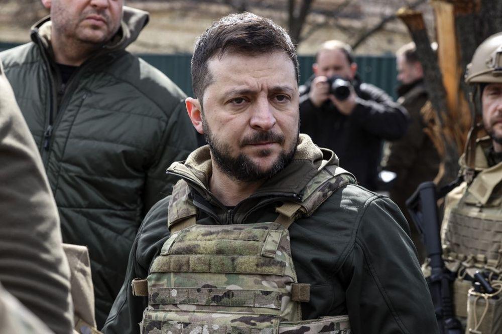 Ουκρανία: Στην πρώτη γραμμή του μετώπου ο Ζελένσκι