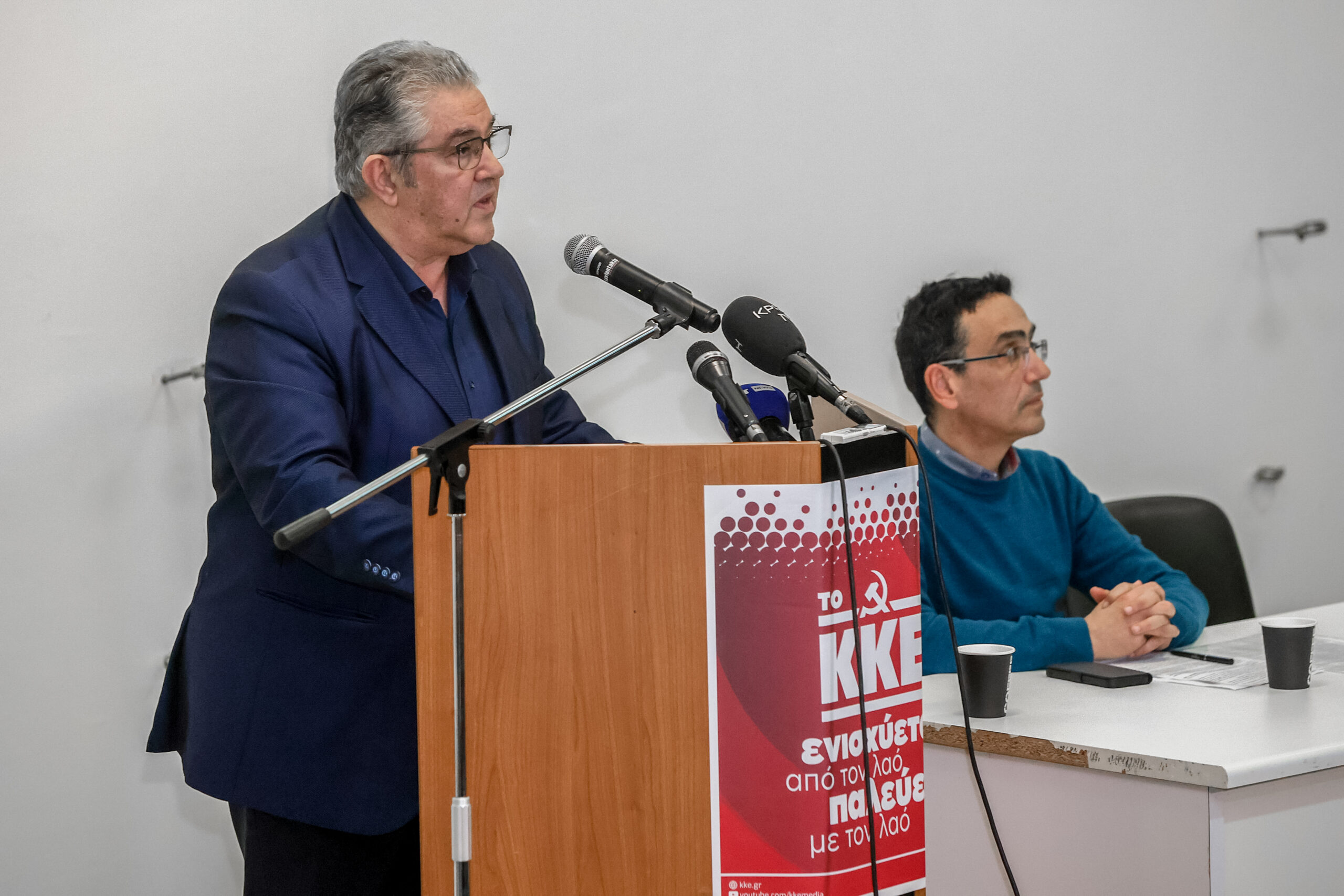 Δ. Κουτσούμπας: «Το ΚΚΕ στηρίζει τον δίκαιο αγώνα των αγροτών και την κλιμάκωσή του»