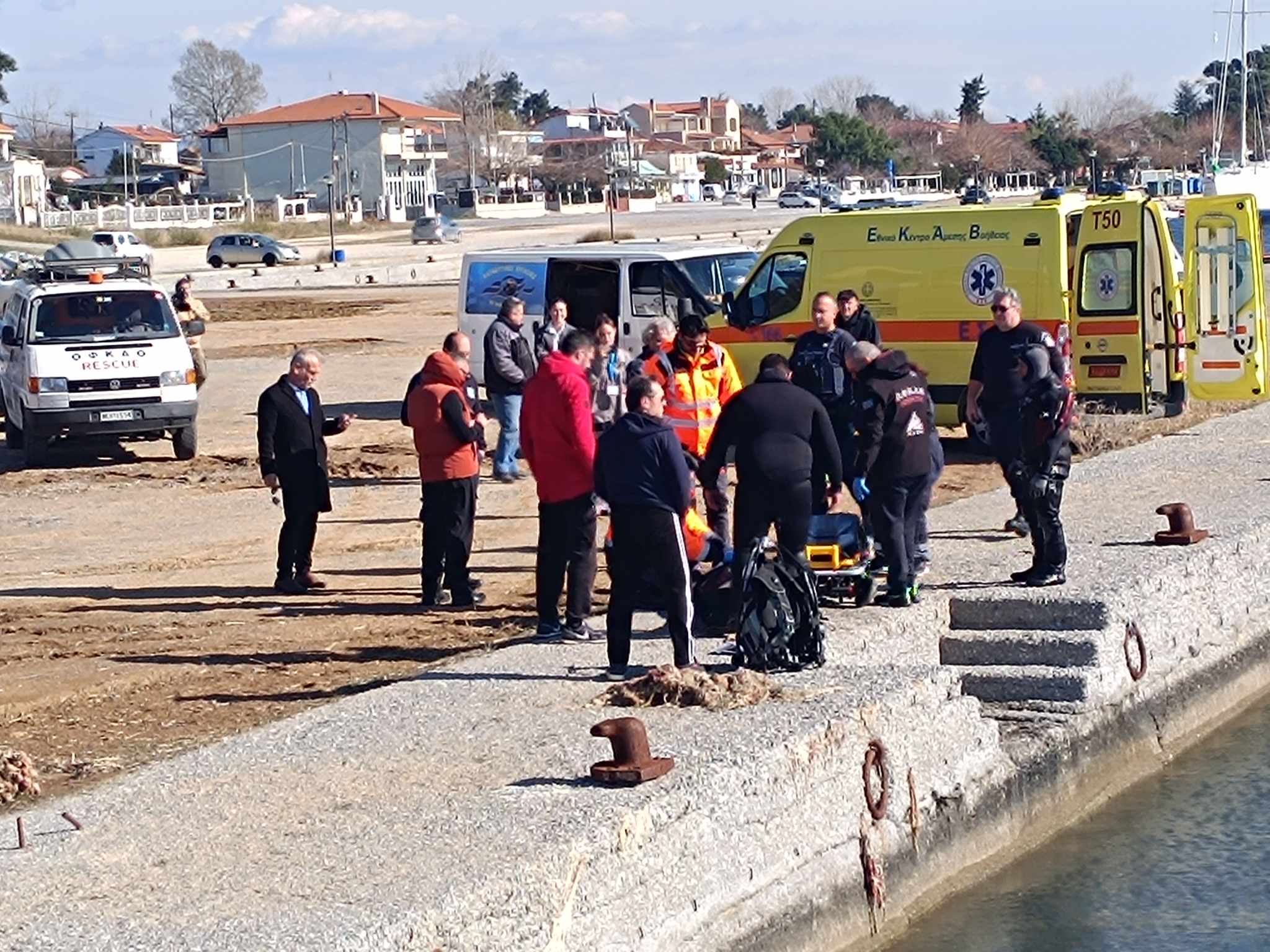Θεσσαλονίκη: Η ανακοίνωση του ΟΦΚΑΘ για τον θάνατο 65χρονου που έπεσε στη θάλασσα με το όχημά του