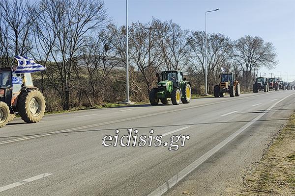 Οι αγρότες του Κιλκίς ενίσχυσαν το μπλόκο των Ευζώνων