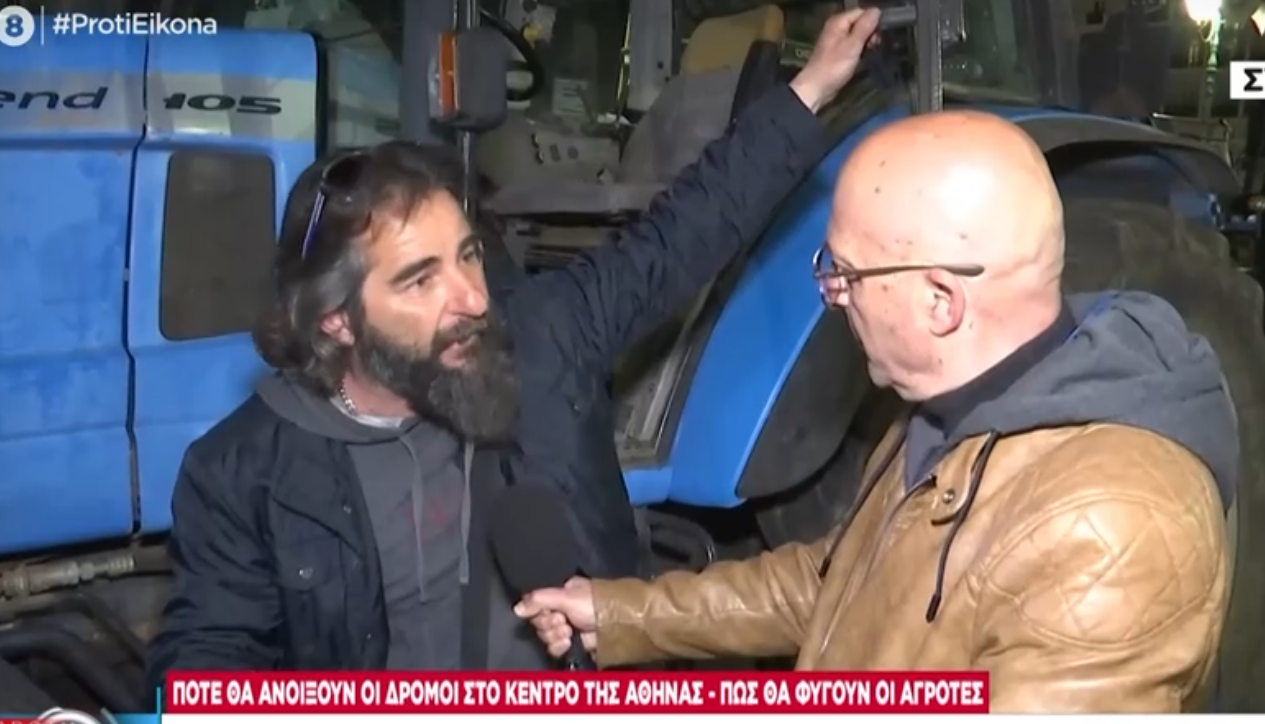 Μπηχτή αγρότη στο Σύνταγμα | «Παράτησαν τα τρακτέρ και πήγαν τις βόλτες τους»