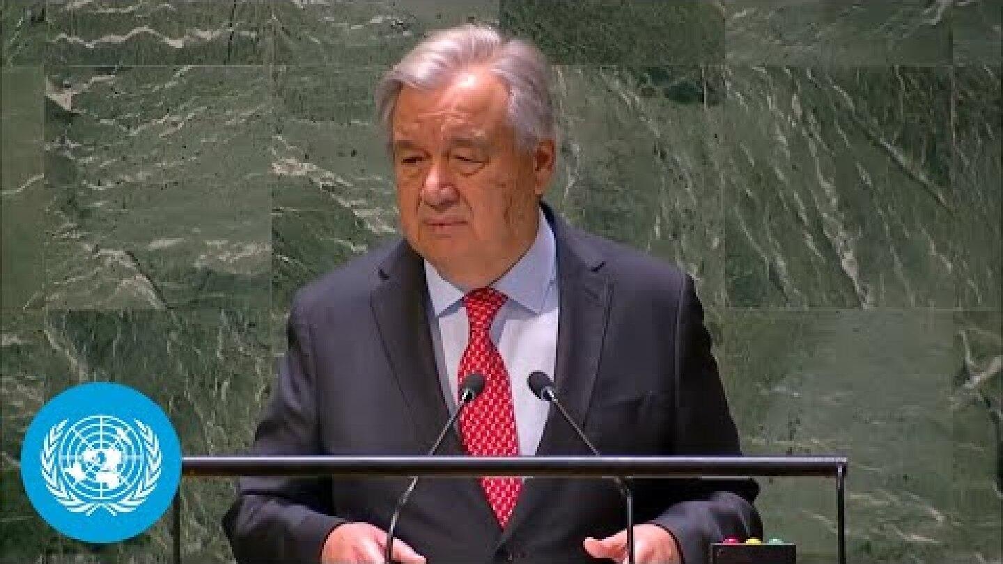 Γκουτέρες για πολέμους σε Γάζα και Ουκρανία: «ο κόσμος εισέρχεται σε εποχή χάους»