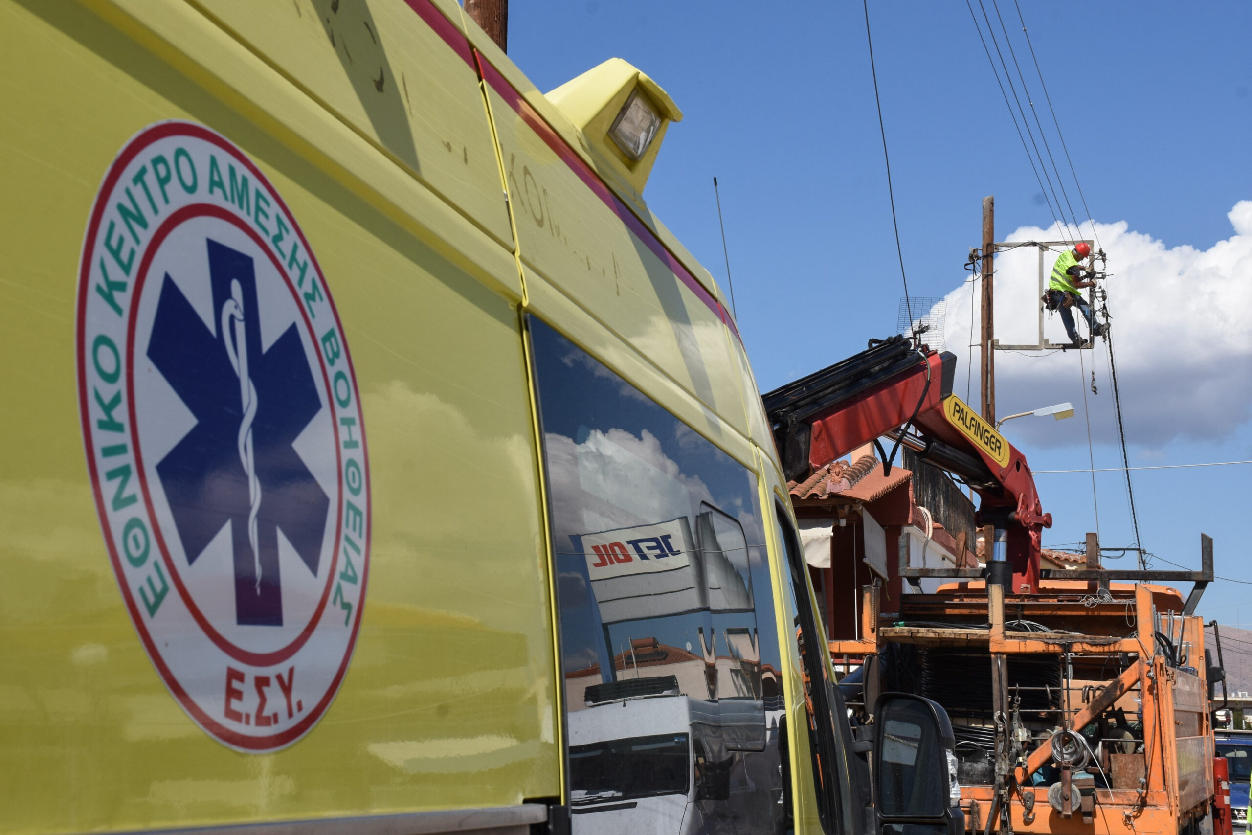 Χαλκιδική: Εναερίτης του ΔΕΔΔΗΕ χτυπήθηκε από ρεύμα σε υποσταθμό στον Πολύγυρο