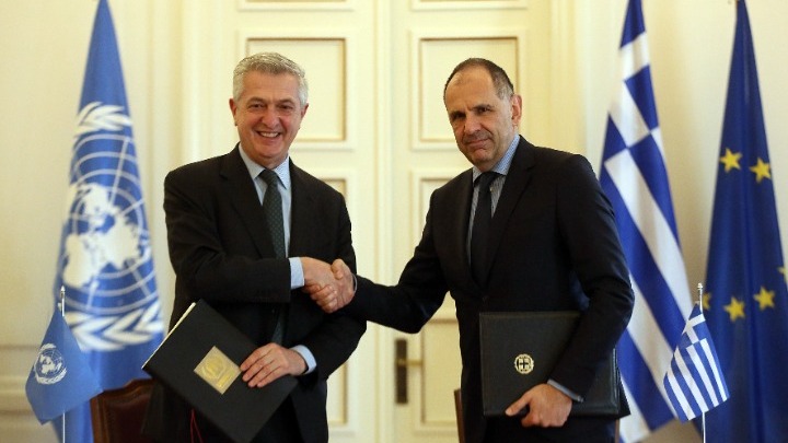 Συνάντηση Γ. Γεραπετρίτη με τον Ύπατο Αρμοστή του ΟΗΕ για τους πρόσφυγες
