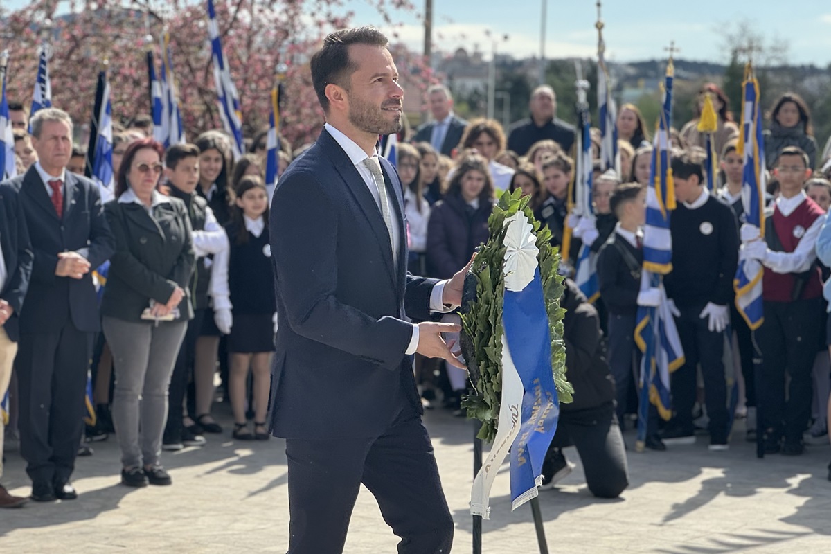 Με λαμπρότητα ο εορτασμός της 25ης Μαρτίου στον Δήμο Παύλου Μελά